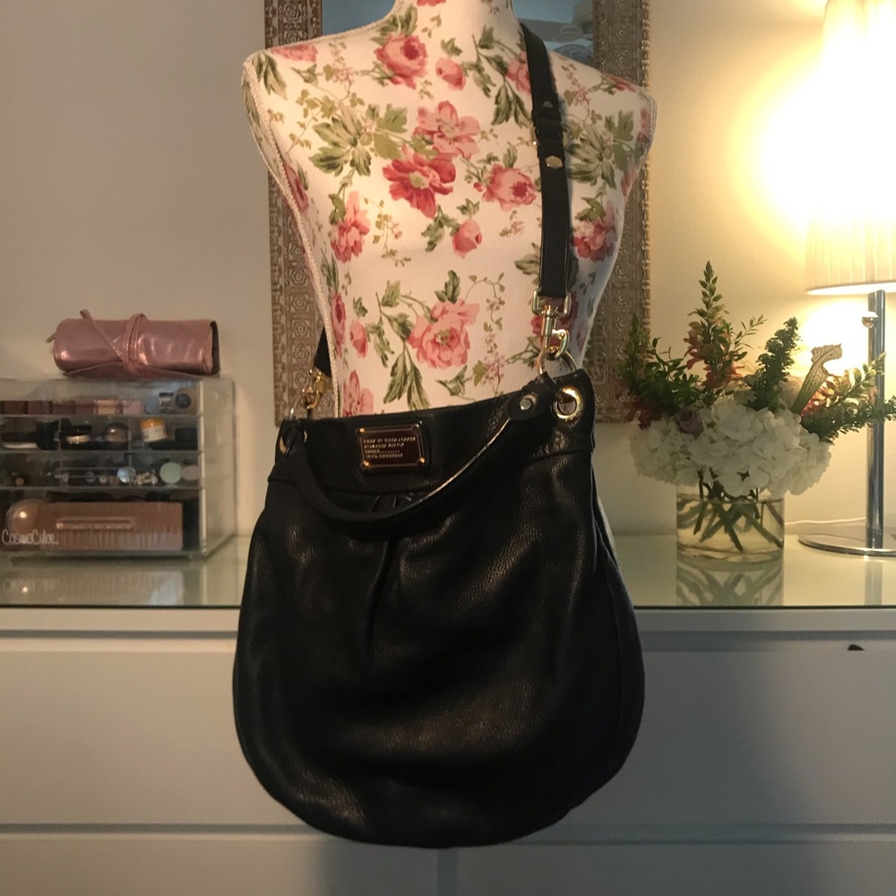 Marc by Marc Jacobs classic q hillier hobo leather